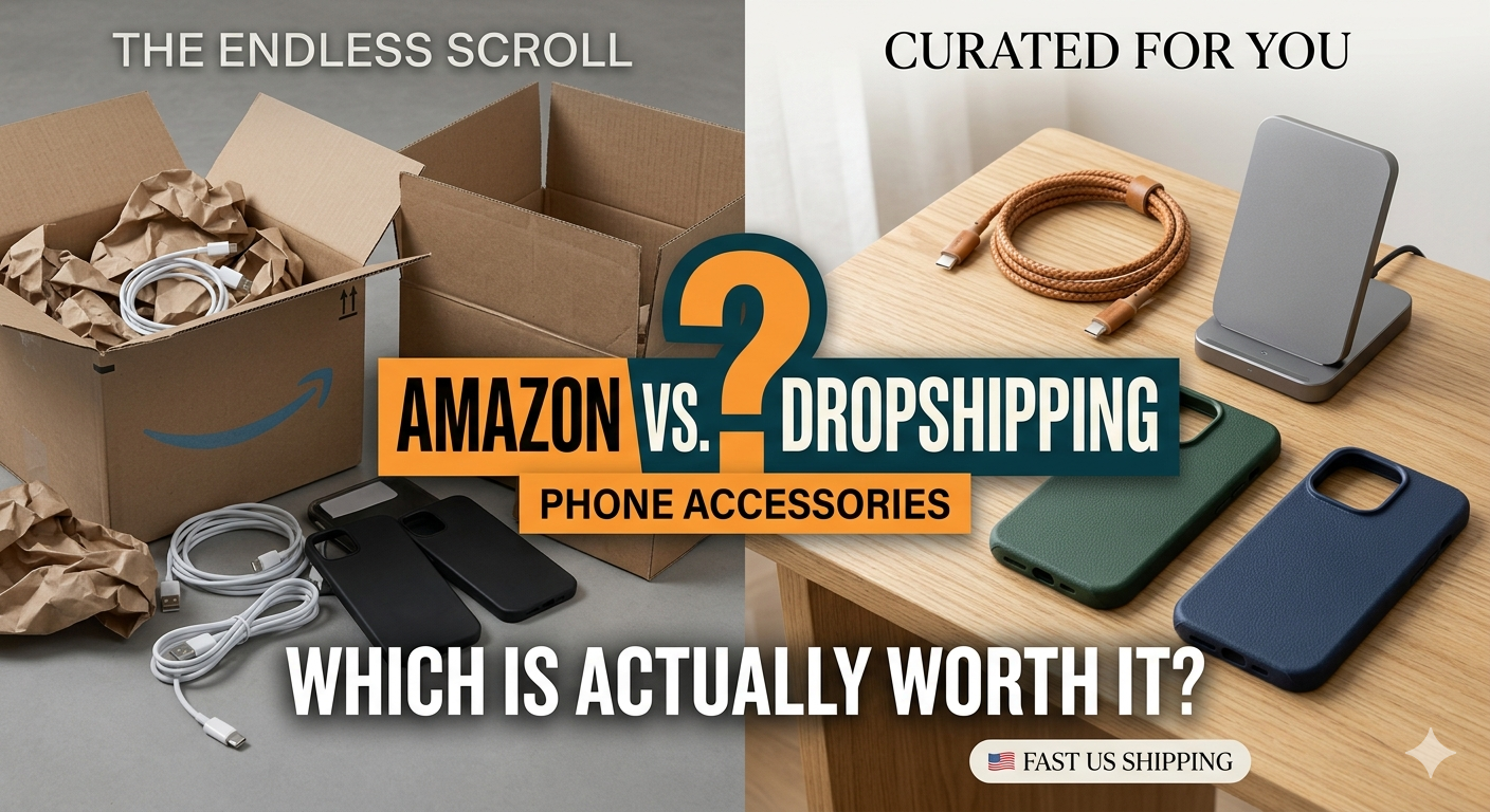 Amazon vs. Dropshipping Phone Accessories: Which Is Actually Worth It in 2026?