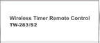 Pixel Wireless Timer Remote Shutter Release TW283-S2 Wireless Remote Control Wire Release Compatible with Sony a1 a9 a7 a7R a7S a6600 a6500 a6400 a6300 a6100 a6000 a5000 RX100II RX10 RX0 a68 ZV-1 HX99