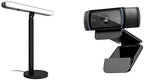 Logitech G Litra Beam LX Premium Dual-Sided RGB LED Streaming Key Light + C920X Pro Webcam Bundle