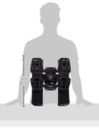 Turtle Beach VelocityOne Universal Rudder Pedals for Windows 10 & 11 PCs, Xbox Series X, Xbox Series S, and Xbox One Featuring Smooth Rudder Axis, Adjustable Brakes and Pedal Width – Black