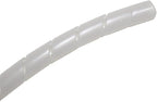 Kable Kontrol Vortex Spiral Cable Wrap - 1/4” Inch 100’ Feet Long - Hose Protector Flexible Polyethylene Wire Conduit Tubing Cable Sleeve Cord Cover to Organize Wires – Natural