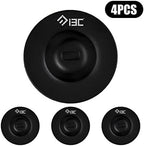 I3C Anchor Plate Adhesive Security Plate, Laptop Lock Plate with Slot, Universal Lock Plate for Laptop, Monitor, Smart Phone, Tablet, Other Electronic Products (Black 4pcs)