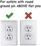 Sleek Socket Original & Patented Ultra-Thin Outlet Concealer with Cord Concealer Kit, Flat Extension Cord with Multi Outlets Surge Protector Power Strip, Ideal for Home Office and Home Theater