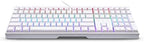 Cherry MX 3.0 S Wired Mechanical Gaming Keyboard. Aluminum Housing Built for Gamers w/MX Blue Switches. RGB Backlit Color Display Over 16m Colors. from The Makers of MX. Full Size. Pure White.