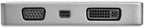 StarTech.com USB C Multiport Video Adapter - 4K 60Hz UHD Portable 5-in-1 USB Type C to HDMI 2.0, Mini DisplayPort, VGA or DVI (1080p) - 95W PD Passthrough - Cable Management - Aluminum (CDPVDHMDPDP)