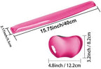 Silicone Gel Mouse Wrist Rest Plus Mouse Wrist Support Pad Office, Computer, Laptop, Mac - Durable, Comfortable and Pain Relief