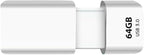 GIGASTONE 64GB Flash Drive, Z60NB USB 3.2 Gen 1, Ultra Fast, Retractable Capless Slider Design, Data Storage, Backup for PC/Mac/TV/Car Audio, USB 2.0/3.0/3.1 Compatible (Random Color)