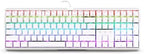 Cherry MX 3.0 S Wired Mechanical Gaming Keyboard. Aluminum Housing Built for Gamers w/MX Black Switches. RGB Backlit Color Display Over 16m Colors. from The Makers of MX. Full Size. Pure White.