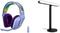 Logitech G733 Lightspeed Wireless Gaming Headset + Litra Beam LX Premium Dual-Sided RGB LED Streaming Key Light - Lilac