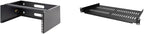 StarTech.com 4U Wall Mount Network Rack - 14 Inch Deep (Low Profile) - 19" Patch Panel Bracket & Server Rack Shelf - Universal Vented Cantilever Tray