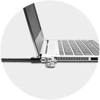 Kensington NanoSaver™ Combination Laptop Lock, Resettable Computer Security Locking Cable for Ultra-thin Laptops for HP Lenovo Asus Acer, Resettable 4-wheel Number Code (K60603WW)