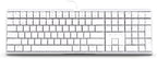 Cherry MX 3.0 S Wired Mechanical Gaming Keyboard. Aluminum Housing Built for Gamers w/MX Blue Switches. RGB Backlit Color Display Over 16m Colors. from The Makers of MX. Full Size. Pure White.