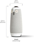 Owl Labs Meeting Owl 3 - 360° 1080p HD Conference Room Camera, AI-Driven Speaker-Tracking, 18-Foot Mic Pickup - Certified for Microsoft Teams - Works with Zoom, Google Meet - Plug & Play Setup