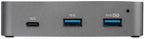 StarTech.com 3 Port USB C 3.2 Gen 2 Hub with Ethernet Adapter - 10Gbps USB Type C to 2x USB-A & 1x USB-C Ports - USB Hub w/ BC 1.2 Phone Fast Charging - Superspeed 10Gbps USB C Hub, TAA