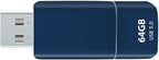 GIGASTONE 64GB Flash Drive, Z60NB USB 3.2 Gen 1, Ultra Fast, Retractable Capless Slider Design, Data Storage, Backup for PC/Mac/TV/Car Audio, USB 2.0/3.0/3.1 Compatible (Random Color)