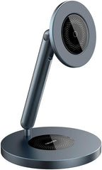 Nillkin Magnetic iPad Stand for Desk, MagSafe Wireless iPhone Charger Stand, 360° Rotating Base, Adjustable Aluminum Tablet Holder for Work, Office, Home, Kitchen Use