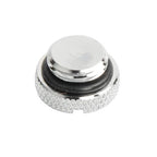 Dracaena.io 12 Pack G1/4" Thread, Thin Water Stop Plug Fitting with Coin Slot for Computer Water Cooling System, Durable Brass/Copper Material, Silver