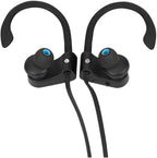Earbuds Replacement Tips Silicone Earbud Tips Ear Gels Fit for Inner Hole from 3.8mm - 5.1mm Earphones 9 Pairs S/M/L Black-Blue