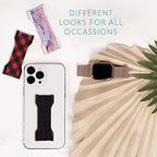 LOVEHANDLE PRO Premium Phone Grip - Silicone Strap - Magnetic Mount and Kickstand for Smartphone and Tablet - Colorful Daisies