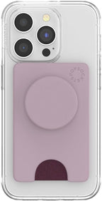 PopSockets Phone Wallet with Expanding Kickstand, Phone Card Holder - Blush Pink