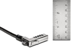 Kensington Slim Combination T-Bar Standard Lock Slot for Laptops, Security Computer Lock Cable, Resettable 4-wheel Number Code with 6 Foot Cable, K60600WW