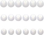 Earbud Replacement Tips Silicone Earbud Tips Ear Bud Covers Fit Most in-Ear Earbuds(Inner Hole 3.8mm -5.1mm) Headphone Ear Tips 9 Pairs S M L