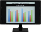 21.5 inch Computer Privacy Screen (16:9) - Black Security Shield - Desktop Monitor Protector - UV & Blue Light Filter by Akamai (21.5 inch Diagonally Measured, Black)