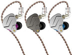 KZ ZSN Pro Dual Drivers 1BA 1DD in Ear Earphones HiFi Power Bass Earbuds Headphones High Clarity Sound Wired Earphones with Detachable Cable for Audiophile Musician