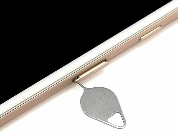 5 Pcs Silver Card Needle, Sim Card Tray Opening Removal Tool, Eject Pin Tool Replacement SIM Card Tools Accessories