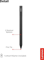 Lenovo Precision Pen 2 (Laptop) – USB-C Charging – Tilt Recognition – Pen is Only Compatible with Certain Devices, Iron Grey