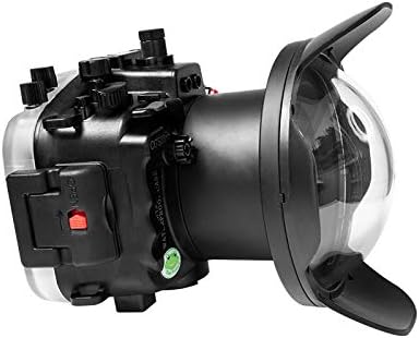 Seafrog Professional Waterproof Housing 6" Dry Dome Port Kit, for Sony A7S III A7SIII A7S3 A7 SIII Alpha 7S III with 16-35mm F4 (Zoom Gear Included) Underwater 40m/130fit Diving Case-Black