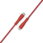 CASETiFY Powerthru USB-C to USB-C Cable (1m/3.3ft) - Meter - Cherry Red