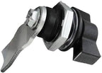 WJSKDQ 2pcs Thumb Operated Offset Cam Lock Thumb Cam Lock for Machine Cabinet Drawer Black_1