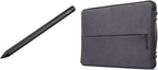 Lenovo Precision Pen 2 (Laptop) – USB-C Charging – Tilt Recognition & Urban Laptop Sleeve 14 Inch for Laptop/Notebook/Tablet Compatible with MacBook Air/Pro Water Resistant, Iron Grey