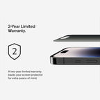 Belkin Privacy Tempered Glass Screen Protector for iPhone 13 and 13 Pro, Treated Surface with Anti-Fingerprint Coating and Bubble Free Application with Included Easy Align Tray