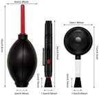 Patelai Camera Cleaning Kit Include Cleaning Pen Brush, Blower Brush Dust Cleaner, Air Blaster Blower Lens Cleaning Kit for Camera, SLR, Telescope, Magnifying Glass, Phone