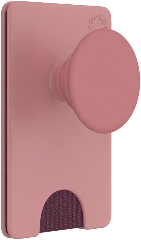 PopSockets Phone Wallet with Expanding Kickstand, Phone Card Holder - Clay