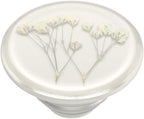 PopSockets: Phone Grip with Expanding Kickstand, Adhesive Grip - Pressed Flower Baby's Breath