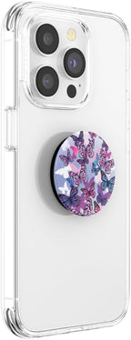 PopSockets Phone Grip with Expanding Kickstand, Adhesive Grip - Flutterby