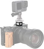 NICEYRIG Cold Shoe Adapter for ARRI Mount, Thumbscrew Easy Mounting Cold Shoe Base for Camera Cage Rig, DSLR Top Handle, Cheeseplate - 500