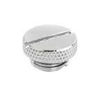 Dracaena.io 12 Pack G1/4" Thread, Thin Water Stop Plug Fitting with Coin Slot for Computer Water Cooling System, Durable Brass/Copper Material, Silver