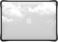 CASETiFY Impact MacBook Air 13" (M1/Intel) Case [Cushioned Impact Corners/Scratch-Resistant/Anti-Slip Grip] - Clouds - Clear Black