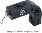 Universal Arri Positioning Top Handle Fixture Handle, Suitable for Camera Rabbit Cage Video Equipment Gimbal Stabilizer (Black)