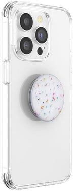 PopSockets Phone Grip with Expanding Kickstand, Adhesive Grip - Regrind White