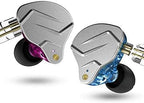 KZ ZSN Pro Dual Drivers 1BA 1DD in Ear Earphones HiFi Power Bass Earbuds Headphones High Clarity Sound Wired Earphones with Detachable Cable for Audiophile Musician