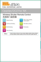 Pixel 2.4G Wireless Remote Control DC2 Remote Shutter Release Compatible with Nikon MC-DC2 Z7 Z7II Z6 Z6II Z5 D5600 D3300 D5000 D5100 D5200 D5300 D90 D7000 D7100 D7200 D7500 D780 D610 D750 P7700 P7800