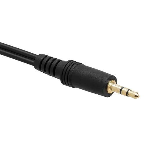 Cmple - [5 Pack 3.5mm Mini Plug to 2 RCA Jack Gold Plated Y Adapter, 3.5mm Male to 2 RCA Female Jack Stereo Audio Cable