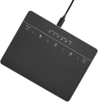 MICROPACK Digitally Yours Wired Trackpad for Windows 7/10/11, USB Trackpad with Multi-Touch Gestures, Plug-and-Play USB Touch Pad Mouse Pad Large for PC Computers & Laptops, Black