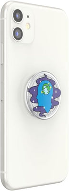 PopSockets Plant- Based Phone Grip with Expanding Kickstand, Adhesive Grip, Eco- Friendly - Translucent Open Minded