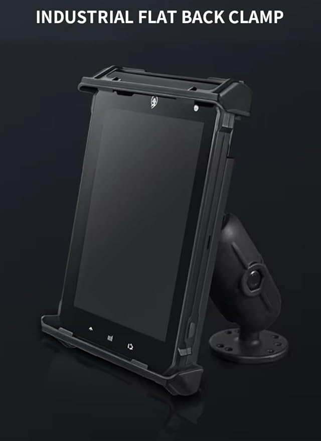 Strg Industrial Tablet Mount for 7.0" - 8.7" iPad/iPad mini Samsung Galaxy Tablets, Heavy Duty Tablet Holder Compatible with RAM B 1" and C 1.5" Size Round Ball Mounts Bases (Not Included Ball Mount)